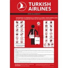 turkish airlines prohibited items